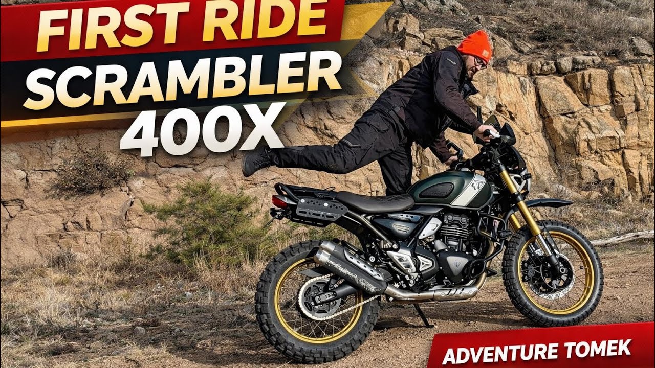 Triumph Scrambler 400X — мои первые впечатления от поездки