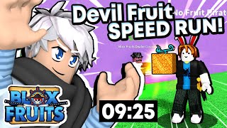 SPEEDRUN To DEVIL FRUIT In Blox Fruits (Roblox)