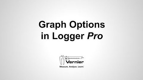 Graph Options in Logger Pro