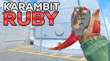 ★ CS2 Karambit Ruby Doppler (FACTORY NEW) | CS2 Knife Gameplay