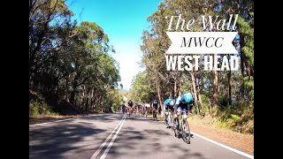 West Head  MWCC Road Race. A Masters mixed with B at the finish. The final climb.