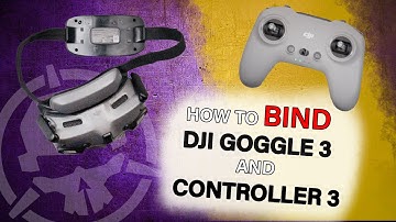 How To Bind DJI Goggle 3 and Controller 3