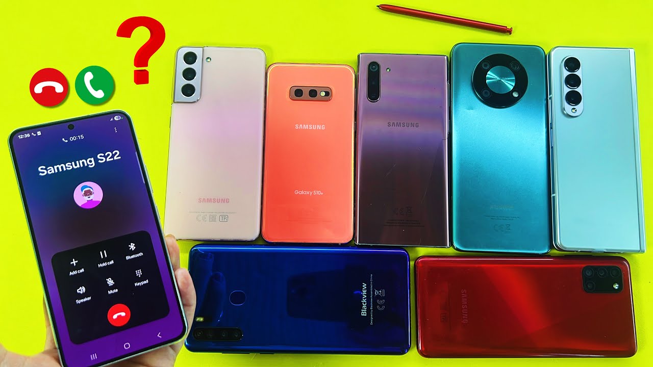 Guess Which Phones Are Ringing ⁉️⁉️⁉️⁉️ Samsung S22 Calling On Samsung ...