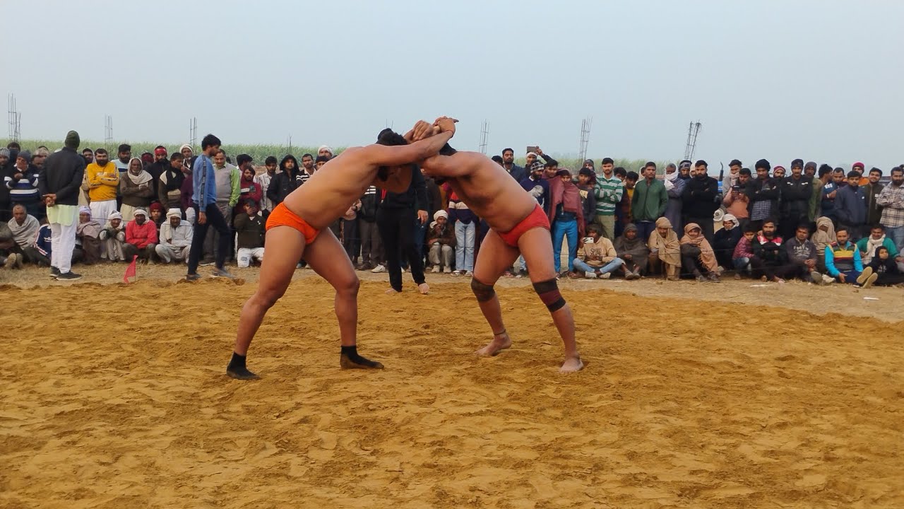 कलवा गुर्जर की कुश्ती हुई अंकित मथुरा से 🥰🥰🥰