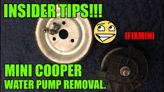 2nd Gen MINI water pump replacement tips!!