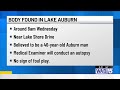 Maine man's body found floating in Lake Auburn, police say