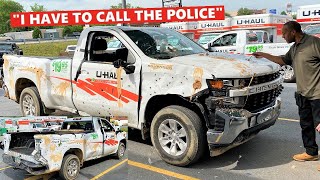 Renting a UHAUL Truck, DESTROYING it, Then Returning it... *PRANK (It's Not Their Truck)