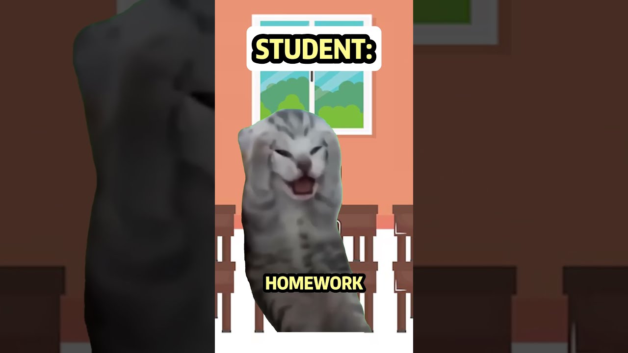 Students Excuses For Not Doing Their Homework SeanobirdYT Shorts Funny Minecraft Memes