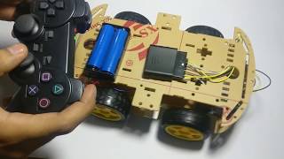 How to Control a Robotic Car with PS2 Wireless Remote