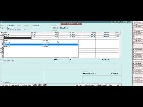 Sold Qty Auto Calculate based on Closing & Opening Qty in Sale Bill
