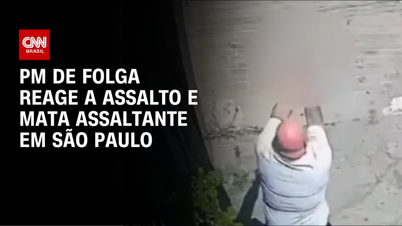 PM de folga reage e mata assaltante em São Paulo | CNN 360º