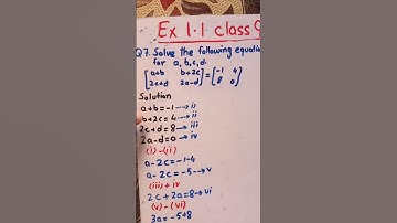 Exercise 1.1 class 9 maths kpk board | Question 7 Exercise 1.1 class 9 maths kpk board | #shorts