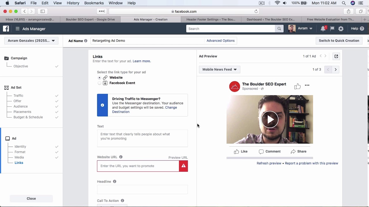 Step by Step How to Set Up a Retargeting Ad for Your Business - YouTube