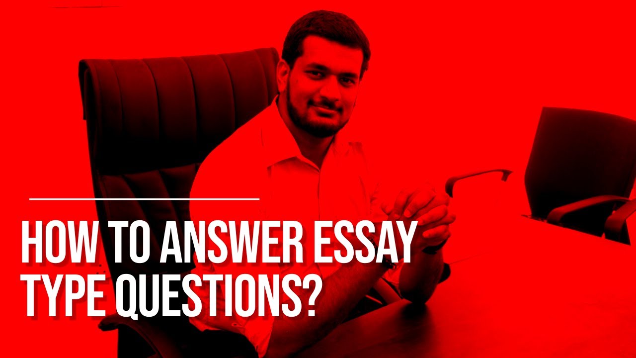 how to answer essay questions examples