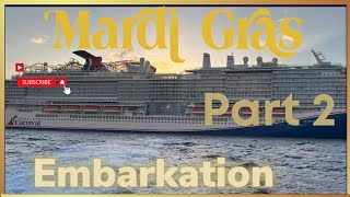 Carnival Mardi Gras Part 2: Finding Shaq's Big Chicken on Embarkation Day