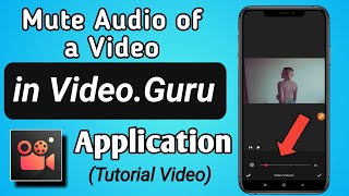 How to Mute Audio of a Video in Video Maker For YouTube VideoGuru App screenshot 4
