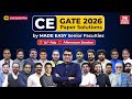 GATE 2026 2nd Shift Civil Engineering Paper Solutions | Full Analysis by MADE EASY Senior Faculties