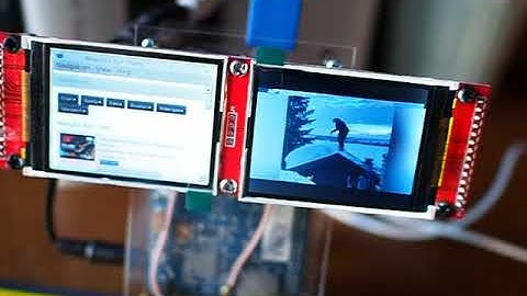 Banana Pi M2 dual Screen, two ili9341 tft lcd, two dual monitor