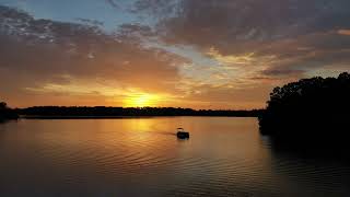 Tims Ford Lake, Spectacular Fall Sunset - 2021