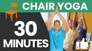 Beginner Seated Chair Yoga - Low Impact For Seniors