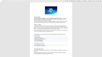1  ¿Qué es SQL Server y Transact T SQL