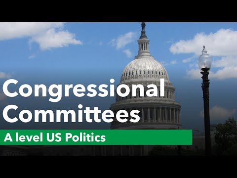 Congressional Committees - A level US Politics