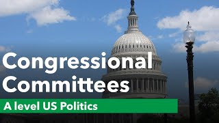 Congressional Committees - A level US Politics