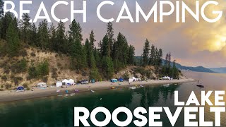 Road Trip To Lake Roosevelt Beach Camping Youtube