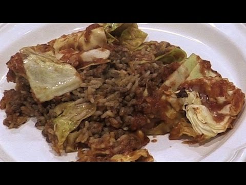 Easy Dirty Rice Cabbage Casserole Recipe