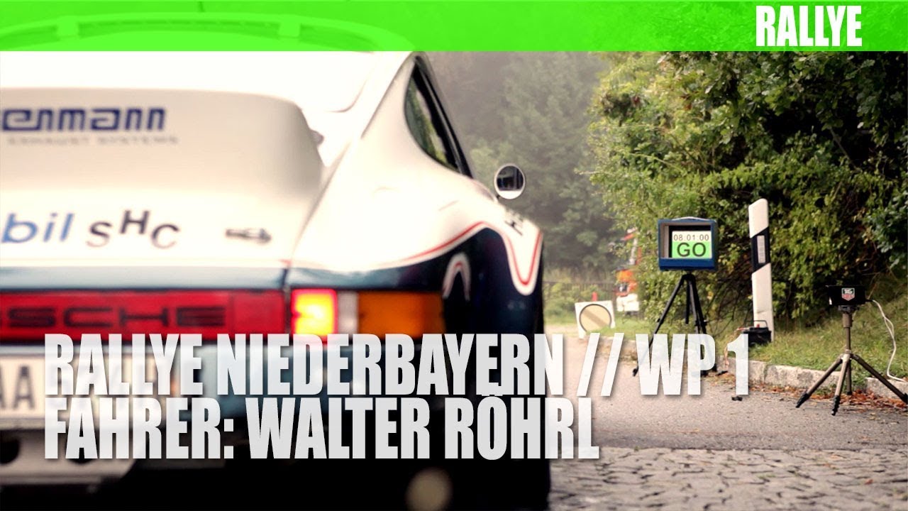 Walter Röhrl auf der Rallye Niederbayern // WP1