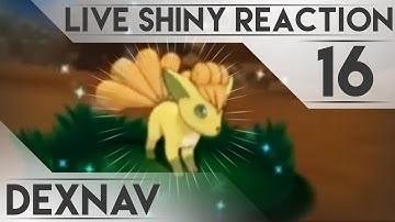RhyQuinn || LIVE SHINY VULPIX REACTION! 190 DEXNAV ENCOUNTERS!