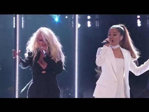 Ariana Grande & Christina Aguilera - Into You/Dangerous Woman (Live on The Voice Final 2016) HD