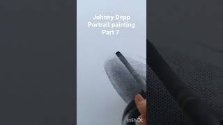 🎨 Part 7 of my series: Painting Johnny Depp&#39;s Portrait! 🌟#Painting #PortraitPainting #JohnnyDepp