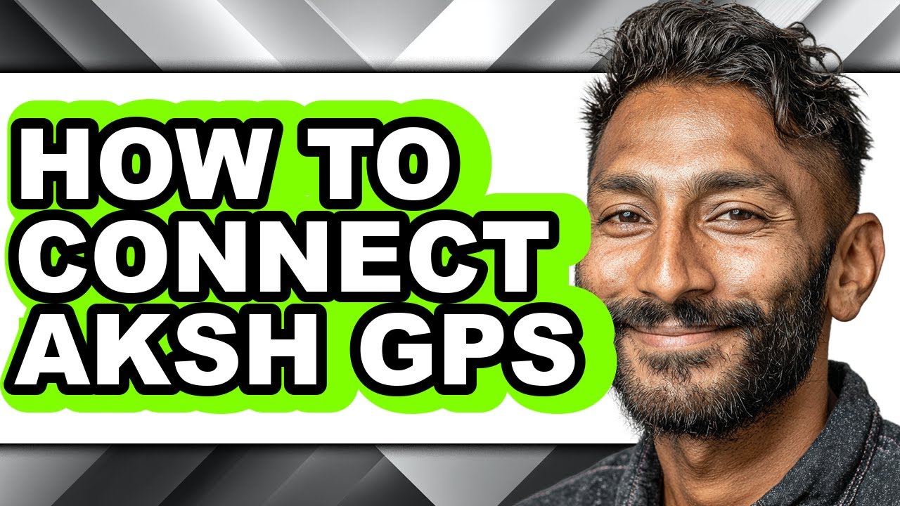 How to Connect Aksh Gps (only Way) - YouTube