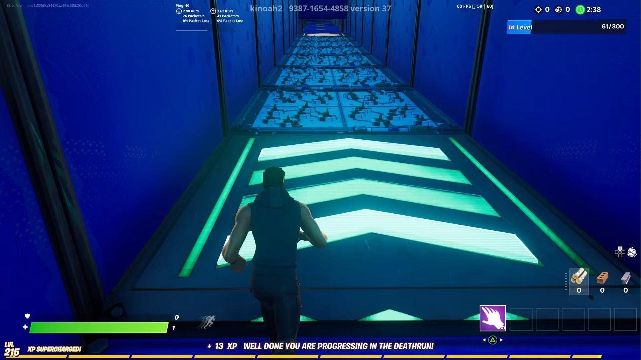 Fortnite Creative 300 level deathrun in 