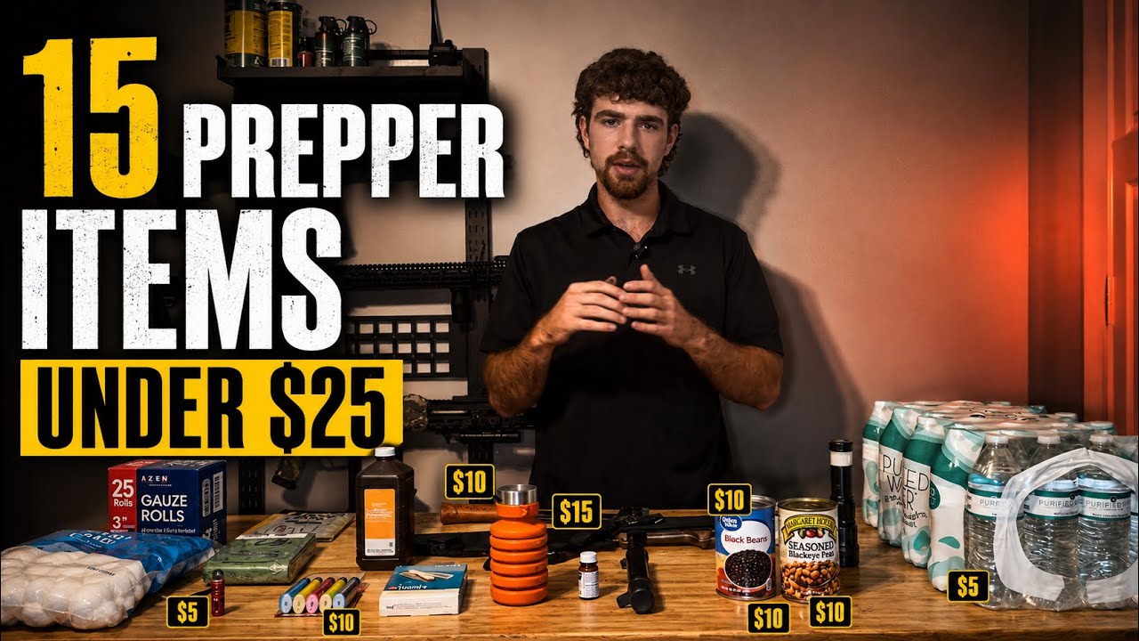 Prepper Lilly 12 Prepper Items Under $25 You NEED Before Disaster Strikes - YouTube