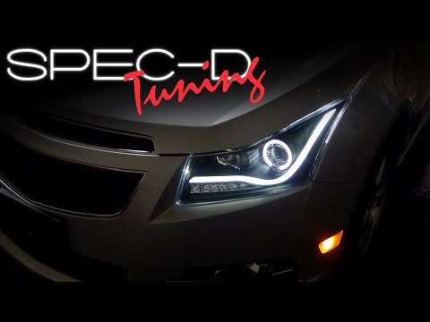 SPECDTUNING INSTALLATION VIDEO: 2011-2015 CHEVY CRUZE PROJECTOR HEADLIGHTS