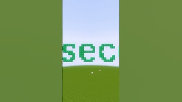 Thumbnail of 3 second song #minecraft #shorts