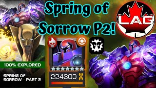 How To Beat 1.3 Million Health Onslaught Boss Fight! Objective Solo! Spring of Sorrow Part 2! - MCOC