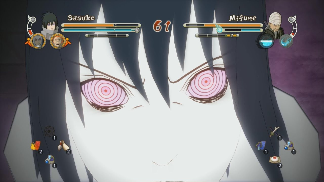 Naruto Storm 3: Full Burst - Mods - Rinnegan Sasuke vs No Armor Mifune