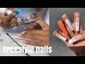 FREESTYLE NAIL VLOG 🦋