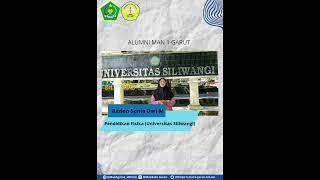 Testimonial Alumni MAN 1 Garut Raden Sania Dwi M, lulusan 2020 (UNSIL Jurusan Pendidikan Fisika)