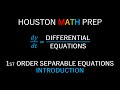Understanding Separable Differential Equations