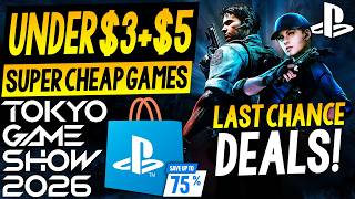 15 GREAT PSN Game Deals UNDER $3 + $5 - LAST CHANCE PSN Tokyo Game Show 2026 Sale SUPER CHEAP Games! screenshot 1