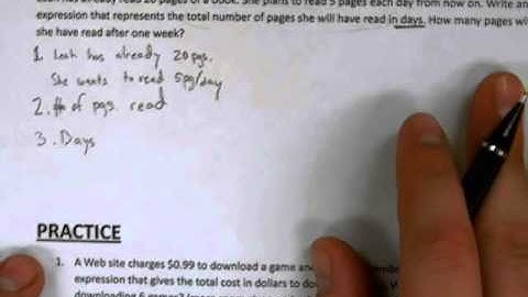 5.1b Write Algebraic Expressions