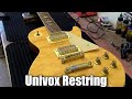 Japanese Univox Guitar Restring