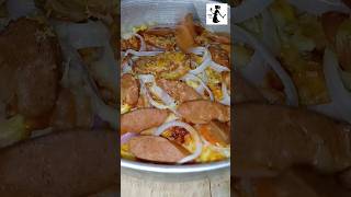 පාන් පීසා හදමුද?|| Easy bread pizza? || Easy kitchen ?‍