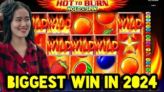 Hot to Burn Hold and Spin Slot biggest win in 2024 screenshot 5