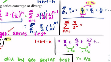 Geometric Series Test, Nth Term Test for Divergence, and Telescoping Series