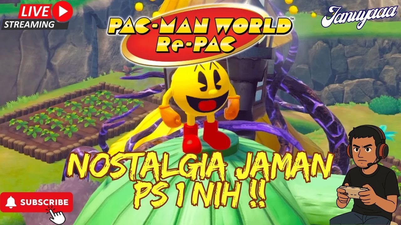 KITA LANJUTIN PETUALANGAN KITA GAES !!!! - PAC MAN WORLD RE PAC - YouTube